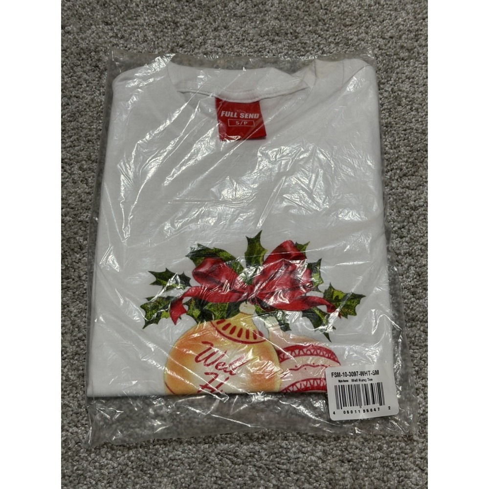 New‎ Full Send "Well Hung" T-shirt Mens Size Small Funny Christmas Shirt